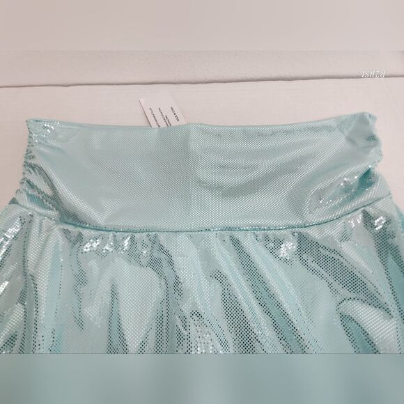 Urban Coco Shimmer Skirt Light Blue w/silver Dots Girls Size L NWT - Picture 3 of 8